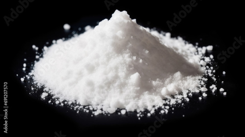Crystalline powder looking like synthetic psychedelic drug mescaline