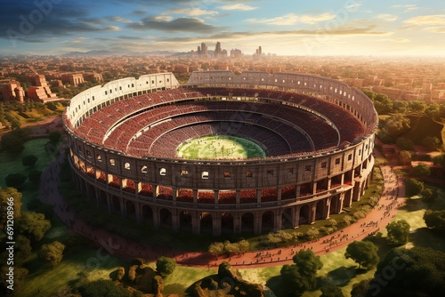 if the Roman colosseum were built today as a sports arena