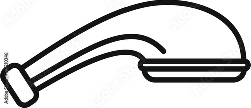 Metal sprinkler head icon outline vector. Shower head. Bath wash clean