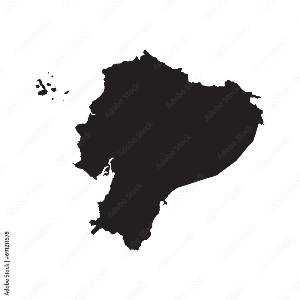 Ecuador map icon