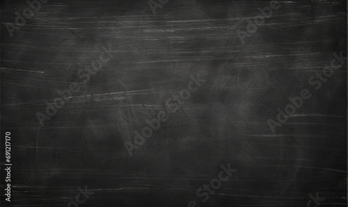 School blackboard with chalk on blackboard