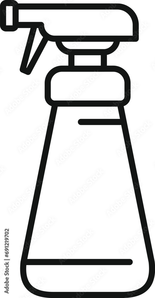 Bottle sprayer hand wash icon outline vector. Palm cleanse. Can powder paint Bottle sprayer hand wash icon outline vector. Palm cleanse. Can powder paint