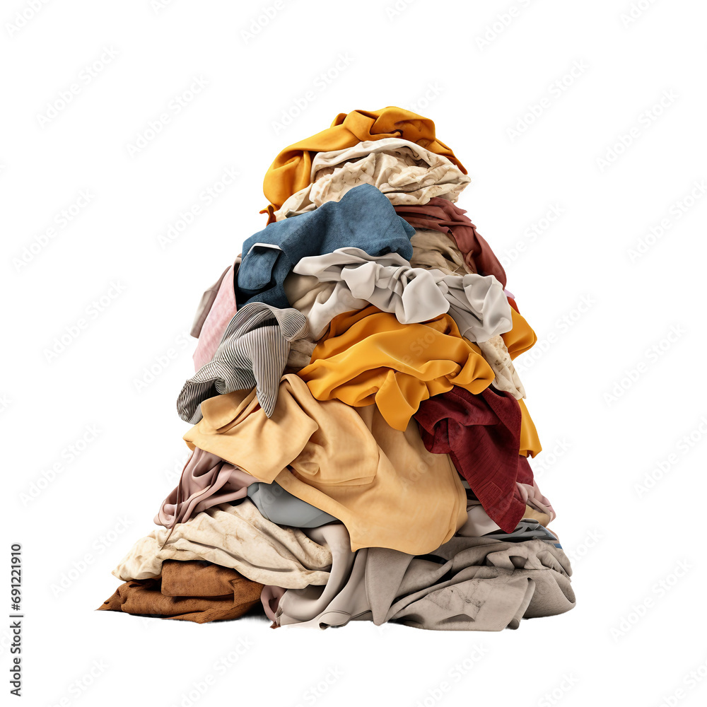 Pile of dirty clothes. laundry concept Pile of dirty clothes. laundry concept