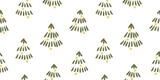 christmas seamless pattern with trees 
