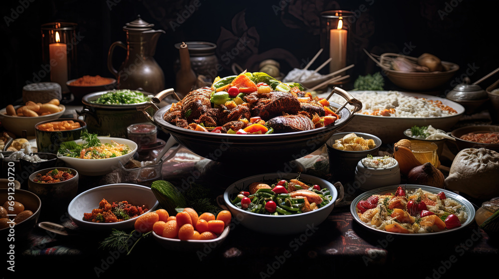 Spectacular Traditional, Elegant, and Culturally Rich Flavors and Culinary Heritage of Food Dishes