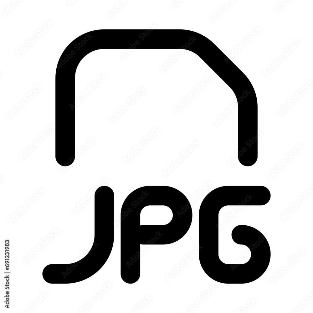 JPG Line UI Icon
