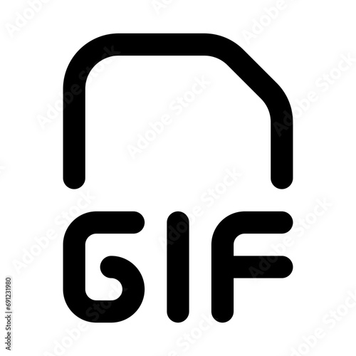 GIF Line UI Icon photo