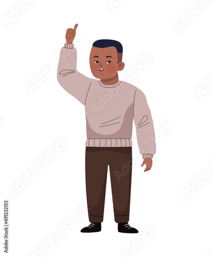 down syndrome afro american man