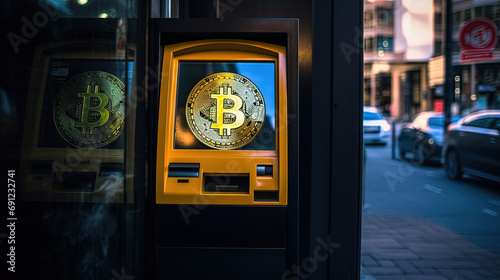 The Future of Crypto Transactions and Advanced Machine Technology in Public Spaces with Advanced Bitcoin ATM System photo