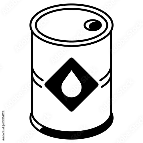 Oil Barrel Icon