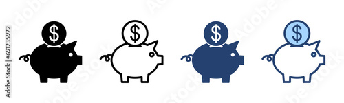 Bank icon vector. Bank sign and symbol, museum, university