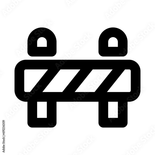Barrier Line UI Icon