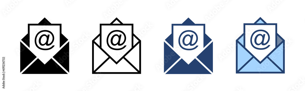 Mail icon vector. email sign and symbol. E-mail icon. Envelope icon Mail icon vector. email sign and symbol. E-mail icon. Envelope icon