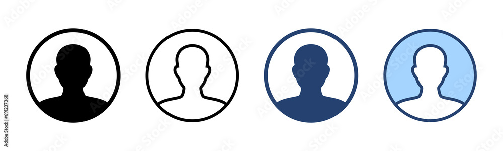 User icon vector. person sign and symbol. people icon. - obrazy, fototapety, plakaty 