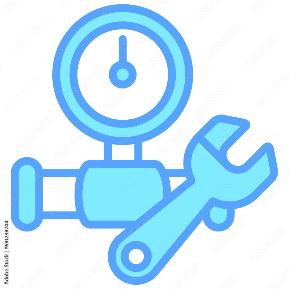 Pipe Repair icon related to plumbing service, water, oil and gas. Pipe Repair icon related to plumbing service, water, oil and gas.