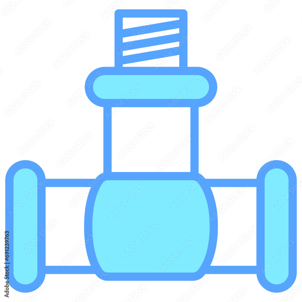 Copper Piping icon related to plumbing service, water, oil and gas. Copper Piping icon related to plumbing service, water, oil and gas.