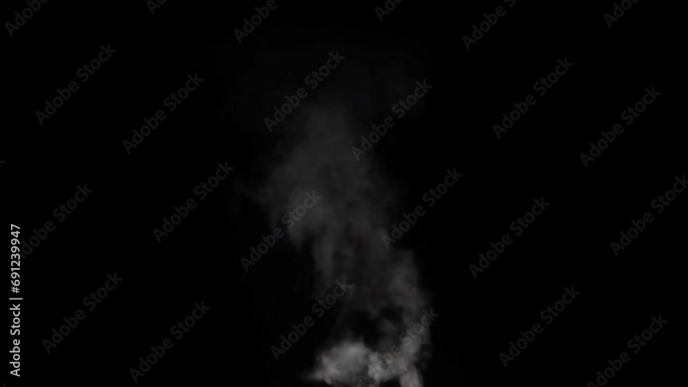 Smoke on black background Smoke on black background