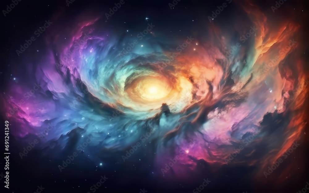 Fototapeta premium sky galaxy nebula wallpaper background