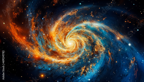 The Beauty of the Galaxy, colorful Universe 