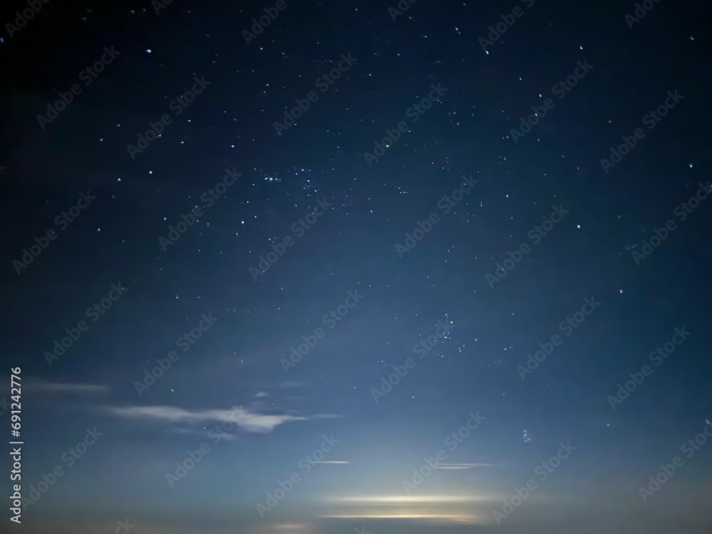 Fototapeta premium sky with stars, Cerro Puñay, Ecuador