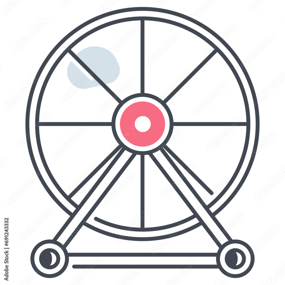 Hamster Wheel Icon Hamster Wheel Icon