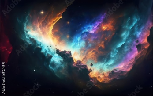 sky galaxy nebula wallpaper background