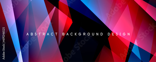 Breaking Glass Background, Kaleidoscope effect. Transparent Straight Lines. Dynamic Light Rays effect. Vector Illustration For Wallpaper, Banner, Background, Card, Book Illustration, landing page