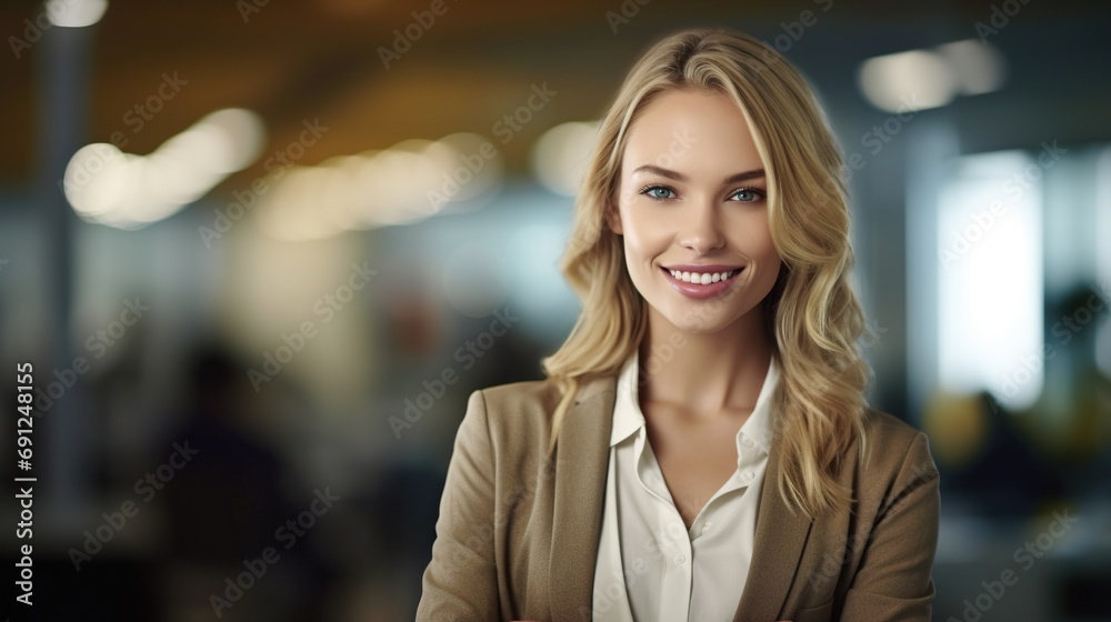 Portrait of an attractive business woman 