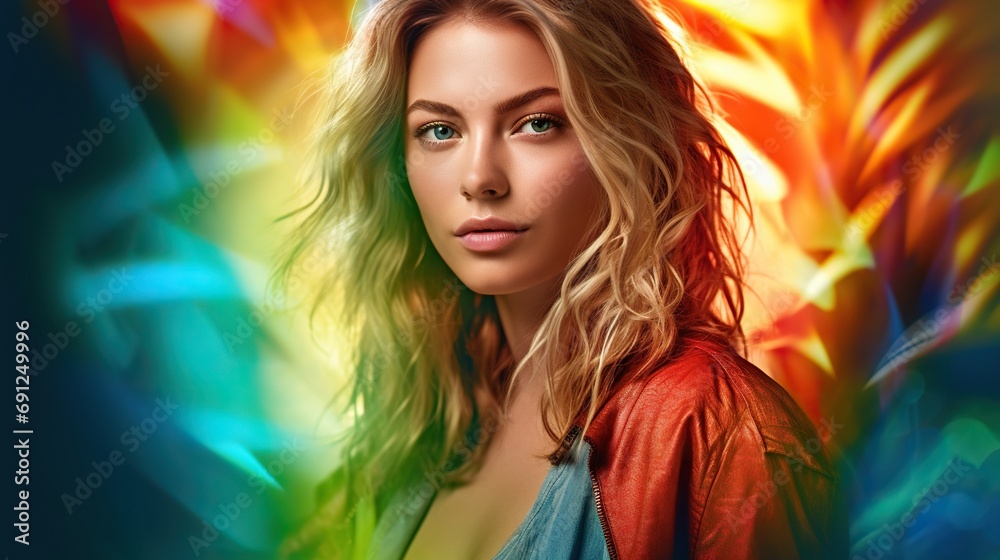 Portrait of an attractive stylish woman Portrait of an attractive stylish woman