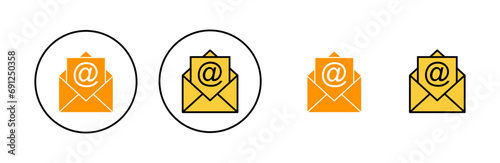 Mail icon set tor for web and mobile app. email sign and symbol. E-mail icon. Envelope icon