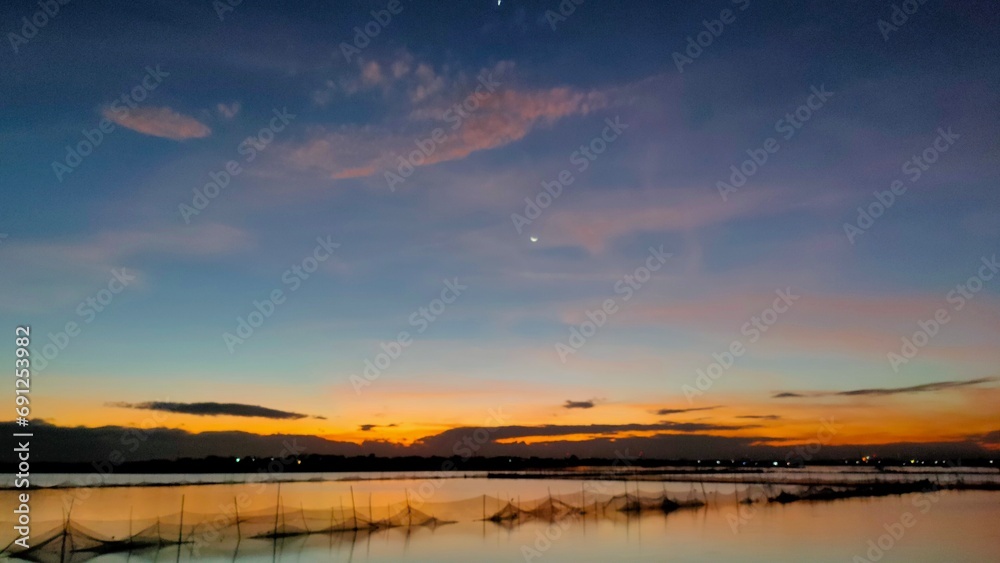 Malabon at dawn in a cold December morning Malabon at dawn in a cold December morning