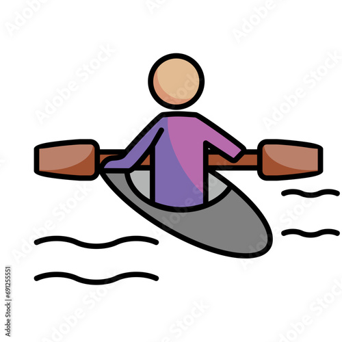 Canoeing Icon