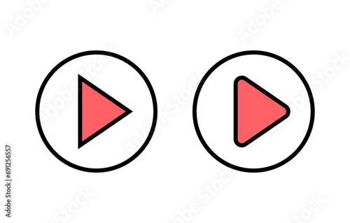 Play Icon set illustration. Play button sign and symbol Free Download Play Icon set illustration. Play button sign and symbol - GFXLoad