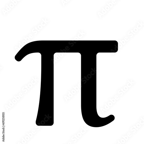 Pi Math Sign, Mathematic Sign and Symbol