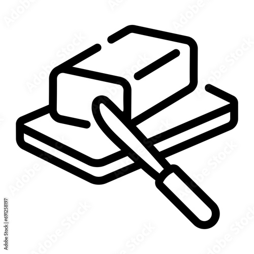 butter Line Icon