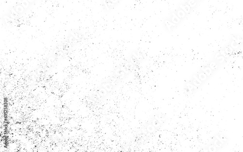 Black grainy texture isolated on white background. Dust overlay. Dark noise granules. Vector design elements, illustration,