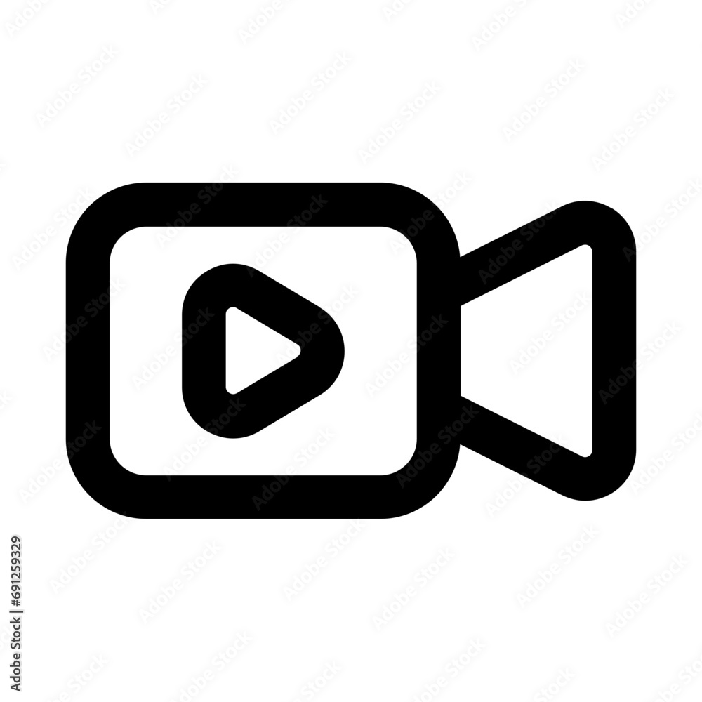 Vlog Line UI Icon Vlog Line UI Icon