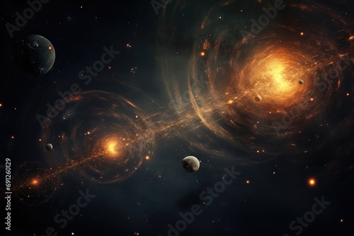 Intergalatic space background