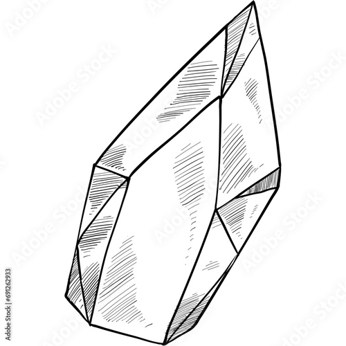 crystal gem handdrawn illustration