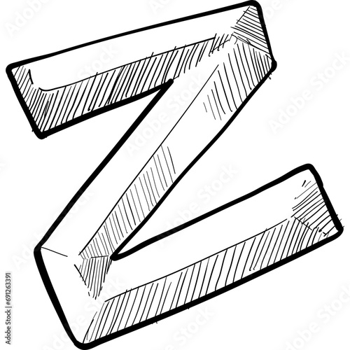 sleep icon handdrawn illustration