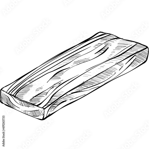 wood handdrawn illustration