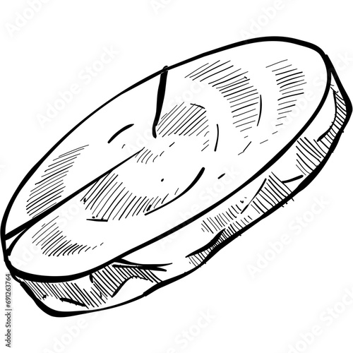 wood handdrawn illustration