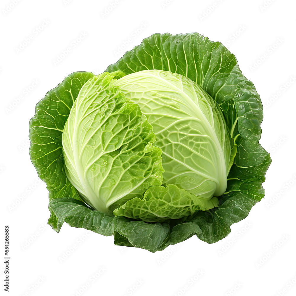 Cabbage photograph isolated on white background Cabbage photograph isolated on white background