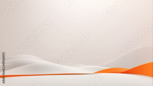Der stilisierte moderne weiße und orange abstrakte geometrische quadratische Hintergrund mit Schatten. Vektorillustration. Sie können für Poster, Flyer, Vorlagen, Banner, Hintergrundbilder verwenden. photo