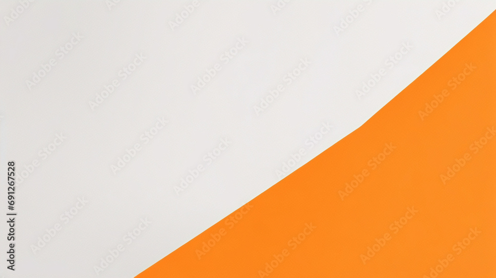 Orangefarbener abstrakter Bannerhintergrund. Abstrakte moderne orange-gelb-weiße Bannerhintergrund-Farbverlaufsfarbe. Gelber und orangefarbener Farbverlauf mit kreisförmiger Halbtonmuster-Kurvenwellen - obrazy, fototapety, plakaty 