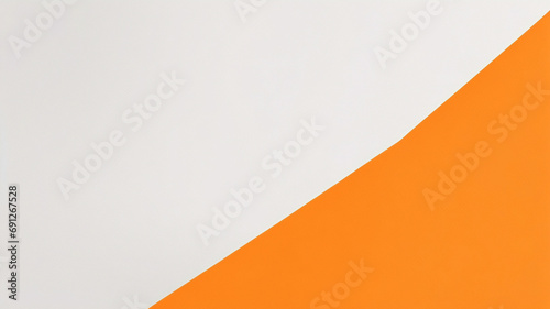 Orangefarbener abstrakter Bannerhintergrund. Abstrakte moderne orange-gelb-weiße Bannerhintergrund-Farbverlaufsfarbe. Gelber und orangefarbener Farbverlauf mit kreisförmiger Halbtonmuster-Kurvenwellen photo