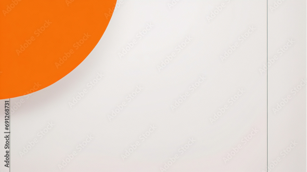 Obraz premium Orangefarbener abstrakter Bannerhintergrund. Abstrakte moderne orange-gelb-weiße Bannerhintergrund-Farbverlaufsfarbe. Gelber und orangefarbener Farbverlauf mit kreisförmiger Halbtonmuster-Kurvenwellen