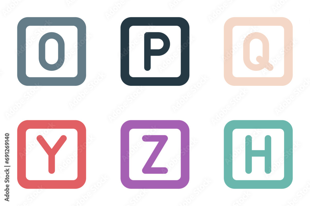 alphabet flat icon set bundle 12 alphabet flat icon set bundle 12