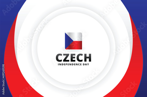 Czech Independence Day Background Design