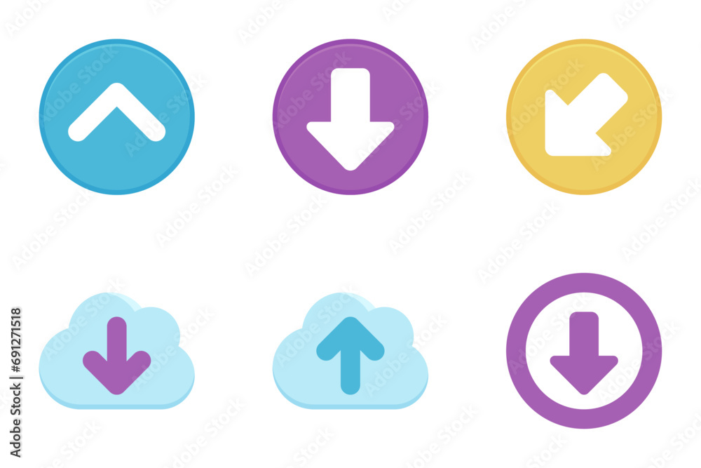 arrows flat icon set bundle 22 arrows flat icon set bundle 22